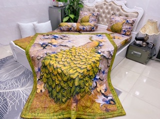 Drap thun lạnh 5D cao cấp mẫu công