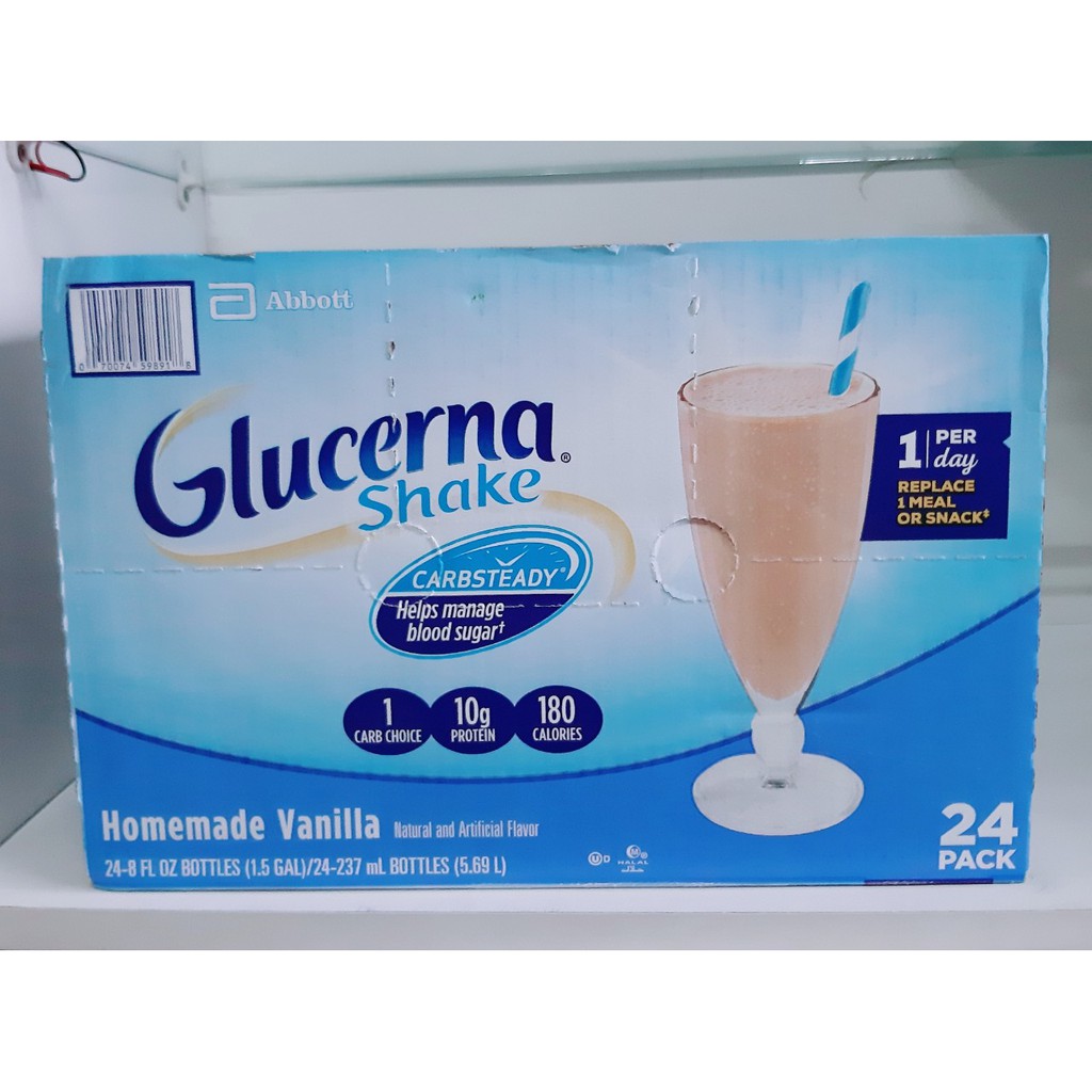 THÙNG 24 CHAI SỮA NƯỚC GLUCERNA VANI 237ML