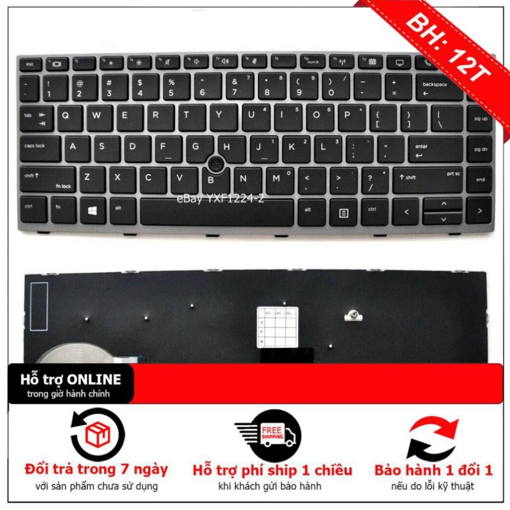 [BH12TH] (KEYBOARD) BÀN PHÍM LAPTOP HP 840 G5  dùng cho Elitebook 740 G5, 745 G5, 840 G5, 850 G5, Zbook 15U-G5