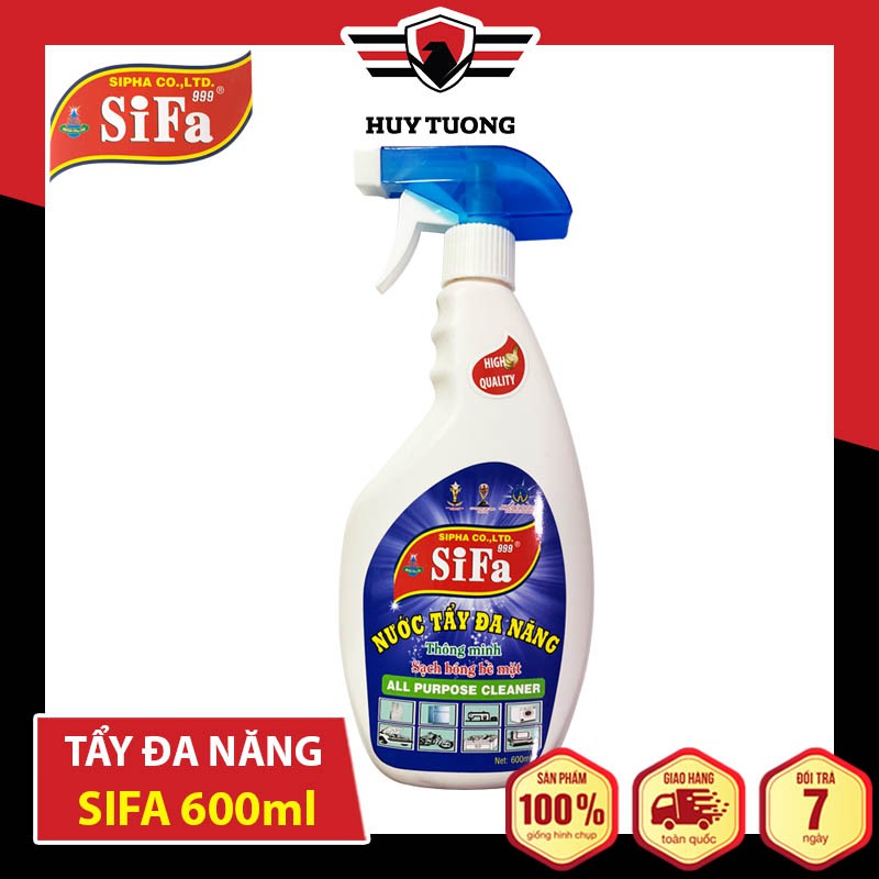 Chất tẩy rửa đa năng Sifa 🚚 FREESHIP 🚚 Chất tẩy rửa đa năng Sifa 600ml tẩy sạch mọi vết bẩn bề mặt  - Huy Tưởng