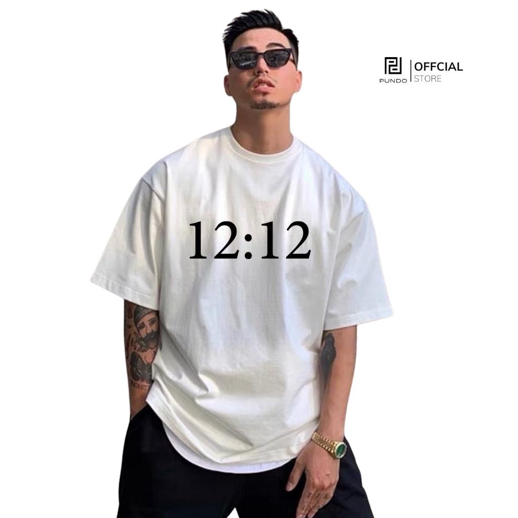 Áo thun PUNDO unisex tay lỡ áo phông ullzang size đến 95kg ATPD82