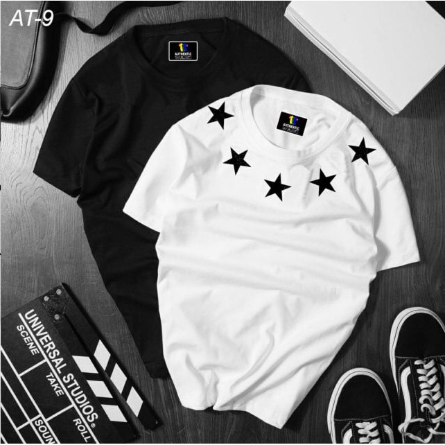 Áo thun Authentic, áo phông T_Shirt 100% cotton AT 9