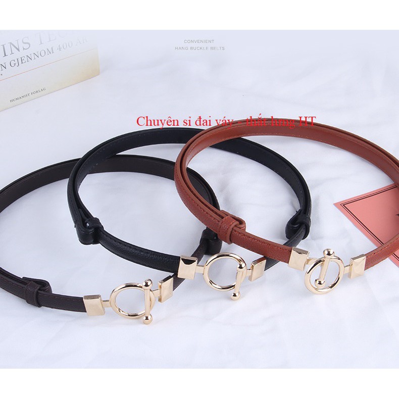 Đai váy belt XIÊN BẢN NHỎ 1.4cm