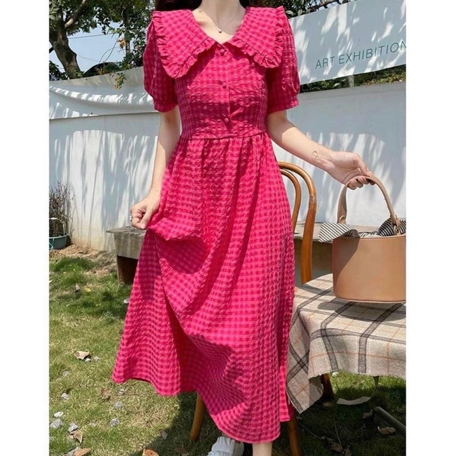 MAXI HỒNG XỐP CỔ PETER