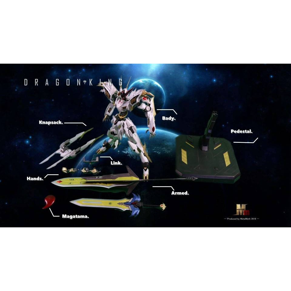 Mô hình Gundam MB Metal Build Dragon King MM01 MetalMyth 1/100