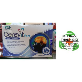 cerevit fort hỗ trợ tuần hoàn não / cerevitfort