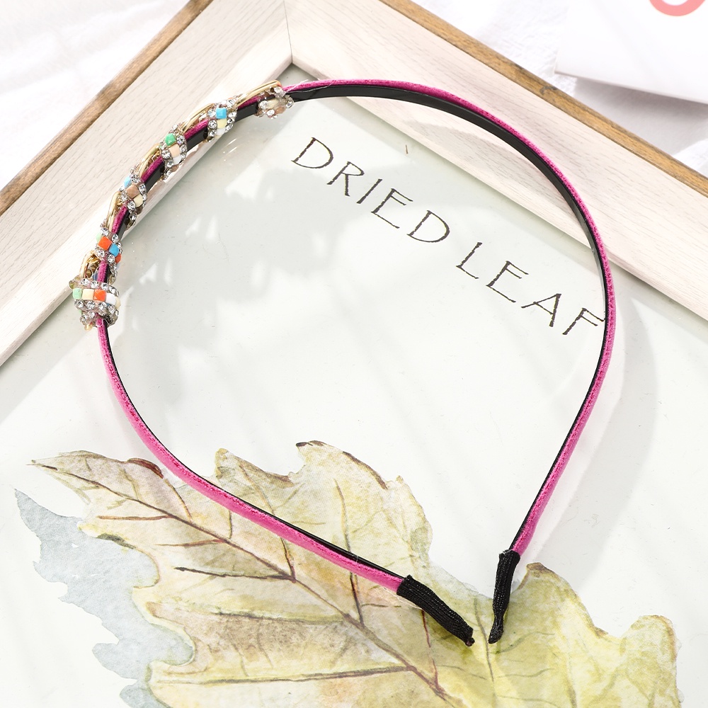 Cài tóc HAIMEIKANG thiết kế đơn giản đính hạt đá cá tính cổ điển thời trang