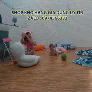 [Trợ giá] Thảm xốp vân gỗ cỡ đại 60x60 cm