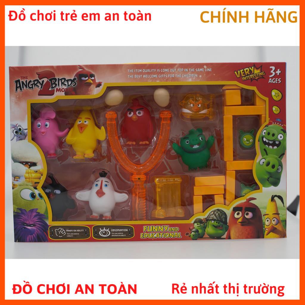 Bộ đồ chơi Angry Birds 36 chi tiết cho bé, đồ chơi chim nổi giận - W056687