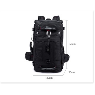 Ba lô Phượt chống nước KAKA Black Edition BigSize 50L