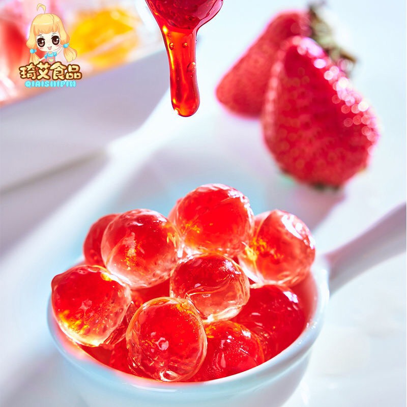 1 TÚI 125G KẸO THẠCH NHÂN CHẢY VỊ HOA QUẢ DẺO DAI THƠM NGON ĂN VẶT NỘI ĐỊA