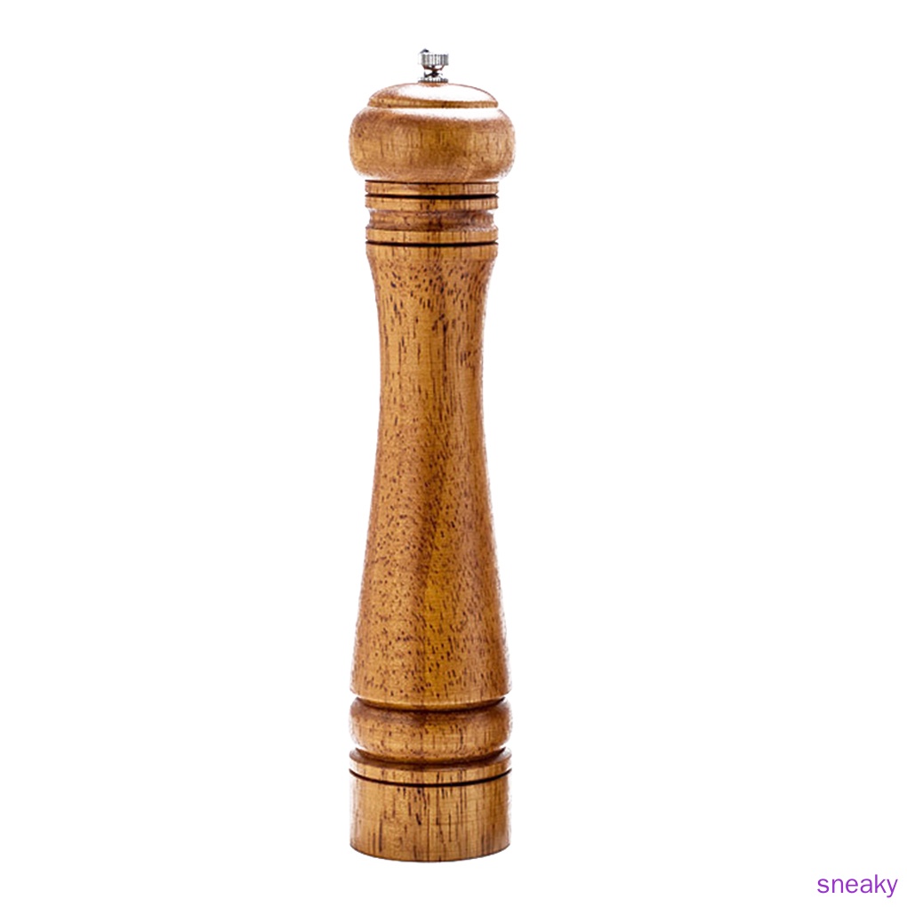 Cối Xay Tiêu / Muối / Gia Vị Bằng Gỗ Và Cao Su Tiện Dụng Cho Nhà Hàng