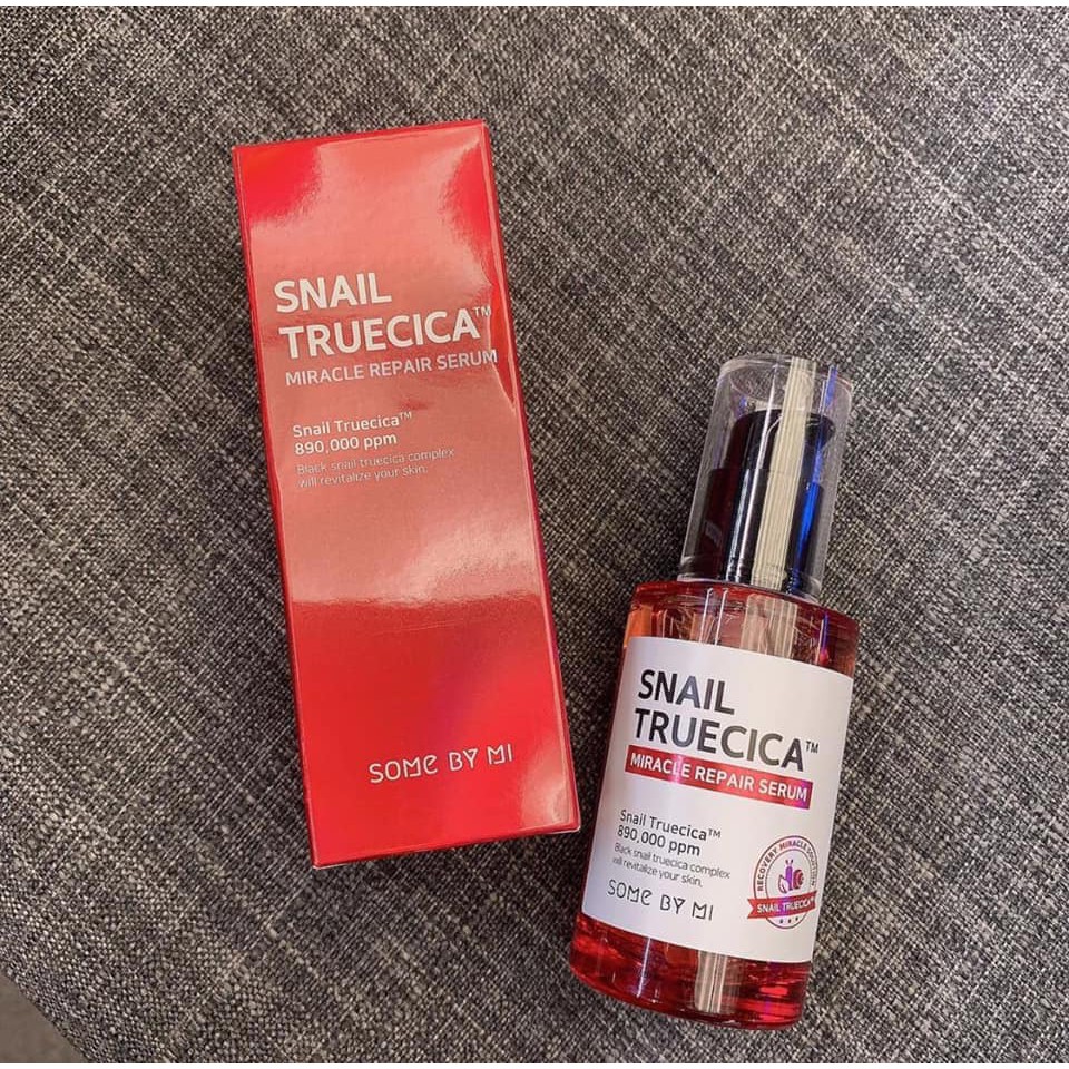 Tinh Chất Ốc Sên Phục Hồi Cải Thiện Thâm Sẹo Some By Mi Snail Truecica Miracle Repair Serum 50ml