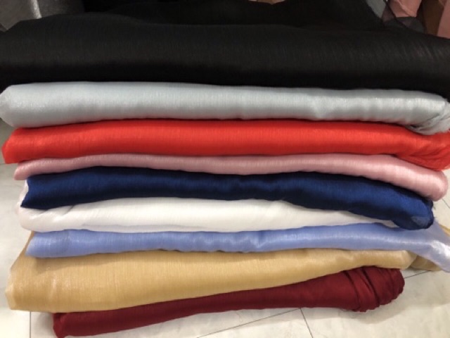 Vải Tafta lụa ánh kim