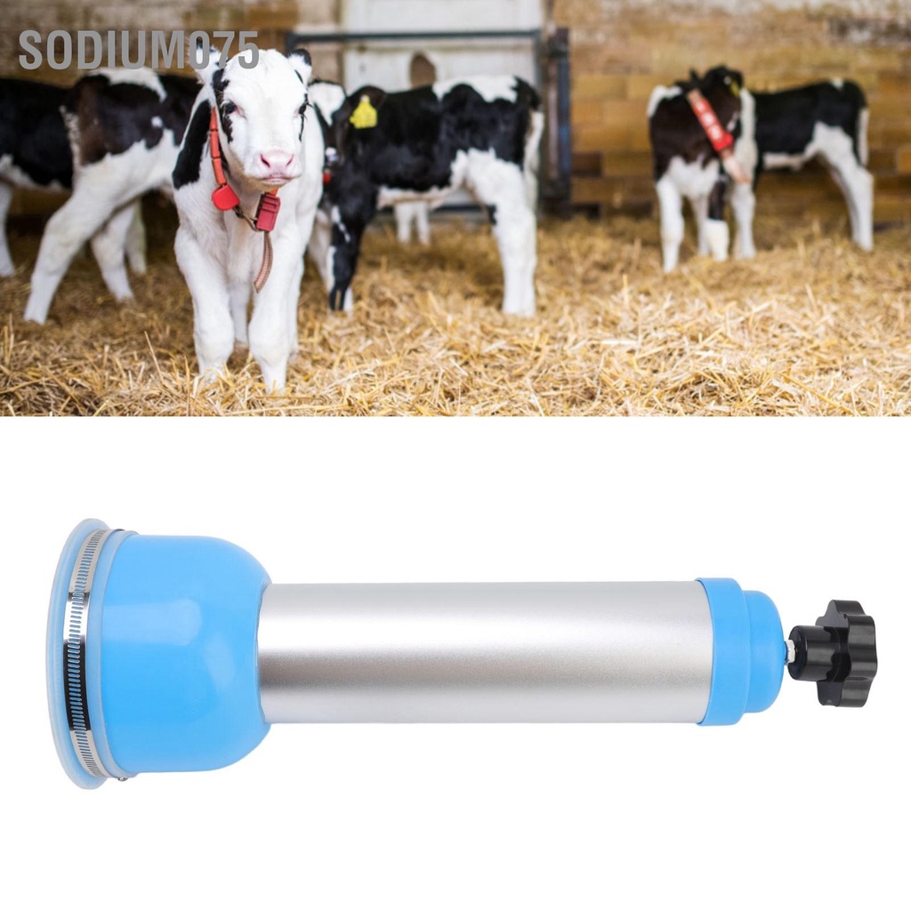 Sodium075 Máy bơm thở hỗ trợ bắp chân cho bê màu xanh chuyên nghiệp trang trại gia súc tại nhà