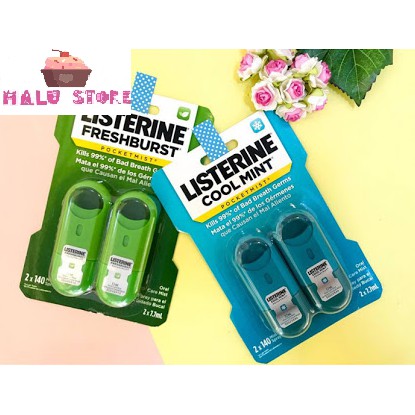 Xịt thơm miệng Listerine Pocketmist USA - (7.7ml)