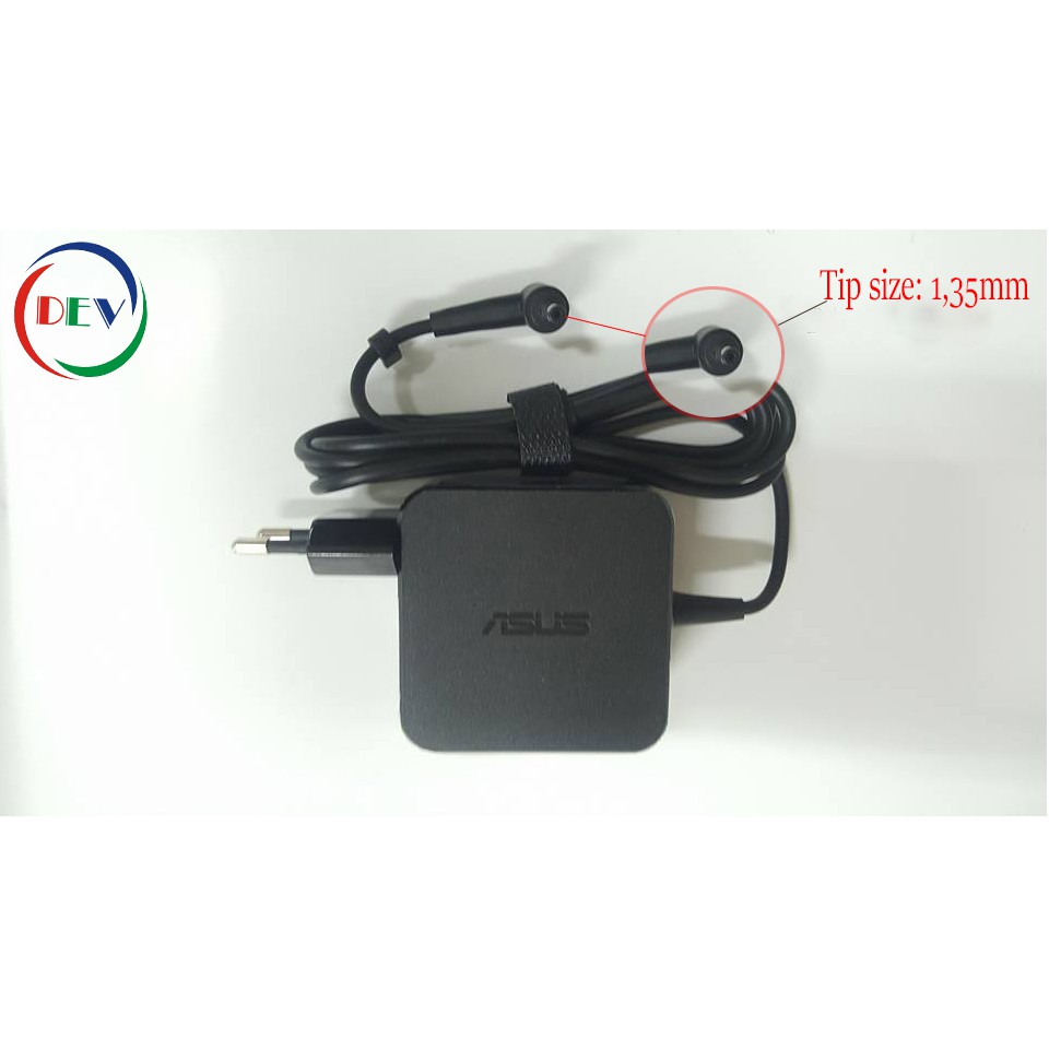 SẠC LAPTOP ASUS X541 X553 A540 K401 E402 E502 19V-2.37A VUÔNG CHÂN 1.35mm (ADAPTER 19V-2.37A)