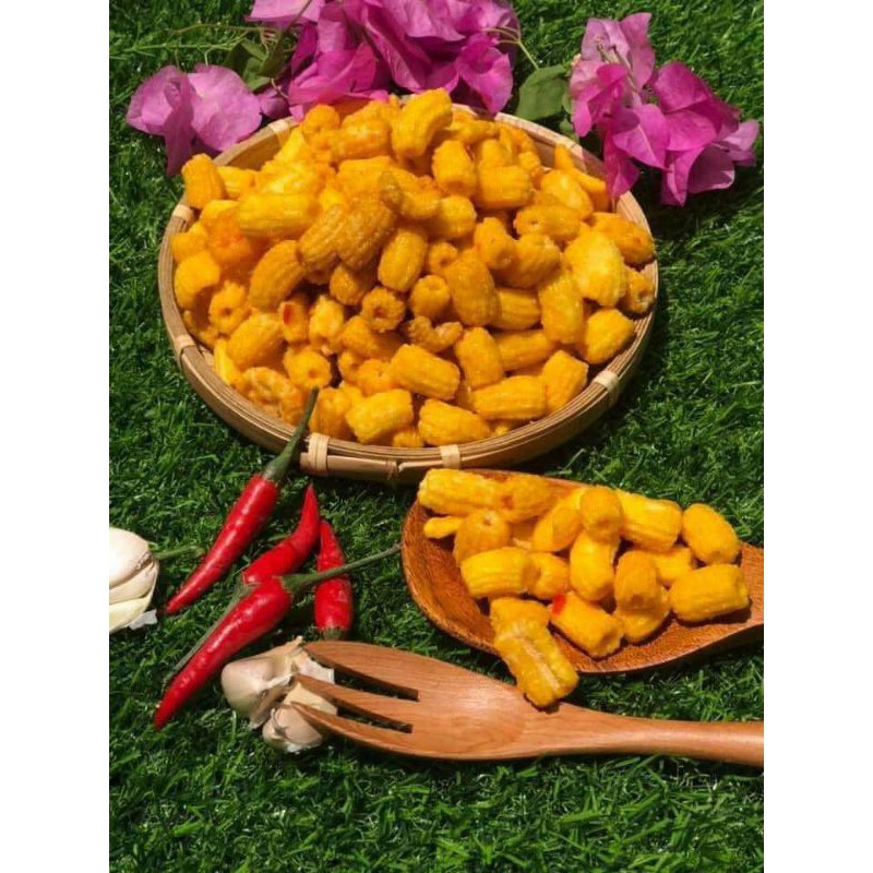 500gram Nui chiên bơ giòn,ngon cay cay mặn mặn_Giòn Rụm
