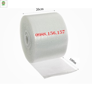 Cuộn Bóng Khí Bọc Hàng - Kích Thước 20(cm) X 100(m) - Màng Xốp Hơi - Xốp Nổ - Gói Hàng .