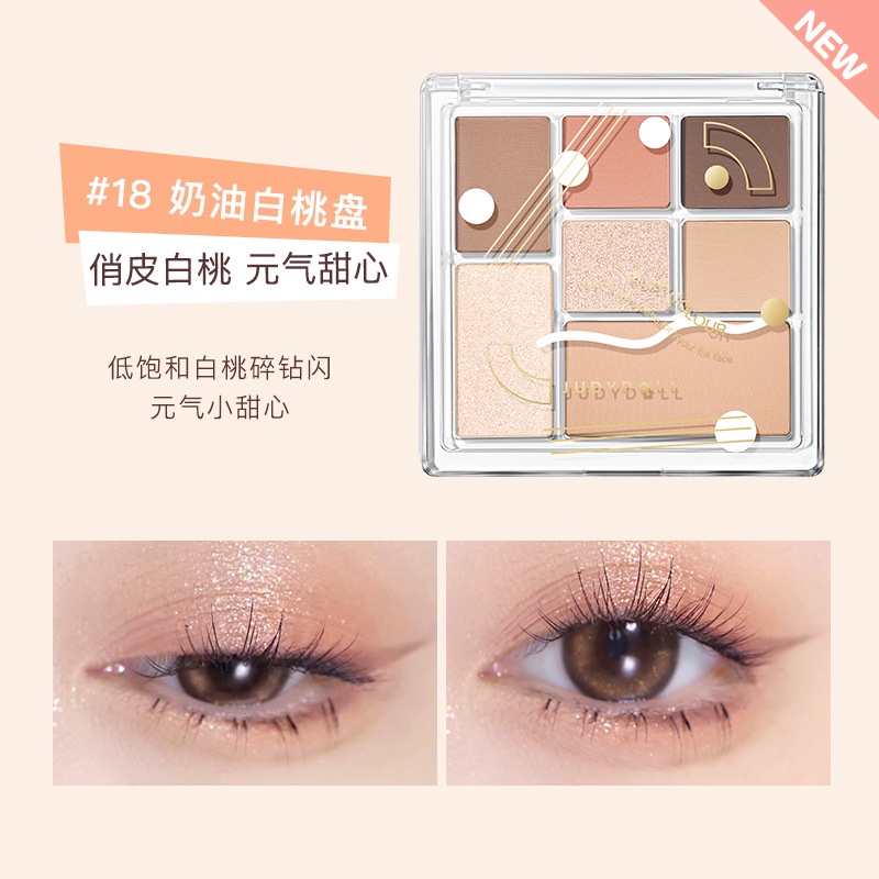 Judydoll Bảng Phấn Mắt Judydoll Orange Duo Tangram Vui Nhộn Màu Sắc