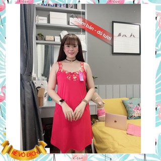 Đầm ngủ thun lạnh♥️♥️Đầm bảng