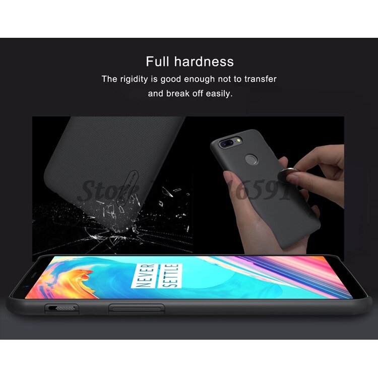 Ốp lưng OnePlus 5T Nillkin Frosted Shield Nắp lưng bằng nhựa cho OnePlus 5