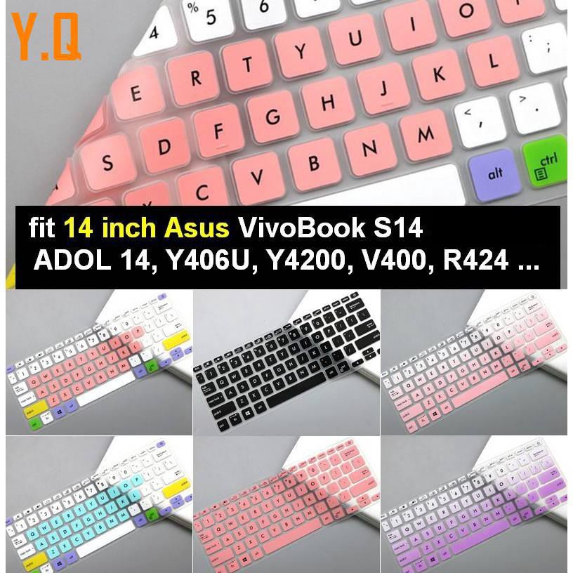 X415EA Tấm lót bảo vệ bàn phím bằng silicon cho laptop Asus Vivobook S14 409 415 14 Inch