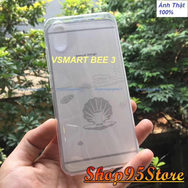 Ốp Lưng Silicon Vsmart Bee trong suốt