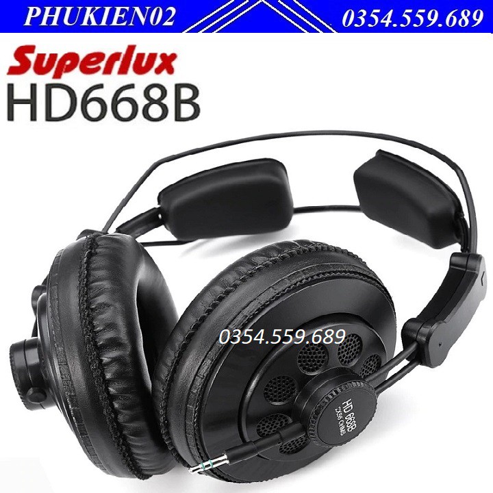 Superlux HD668B - Tai Nghe Kiểm Âm