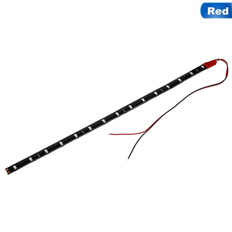Dây đèn LED 30cm/15 bóng 12V chống thấm nước màu xanh dương tiện dụng cho xe hơi/xe tải