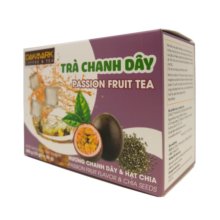 Trà trái cây Vị chanh dây DakMark 200g (10 gói*20g) | BigBuy360 - bigbuy360.vn