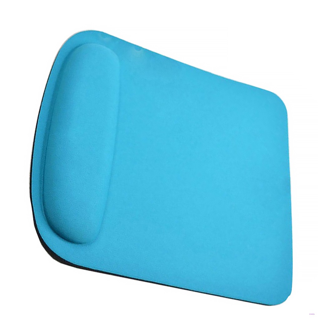 Wrist Support Mouse Pad Anti-Slip Nondeforming Mousepad Computer Laptop Accessories, Sky Blue