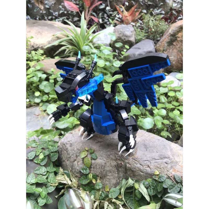 mô hình lắp ráp pokemon mega charizard x