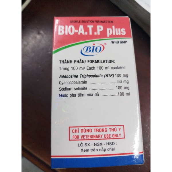 Bio A T P plus 50ml  sử dụng trên vật nuôi hsd 22/03/2024