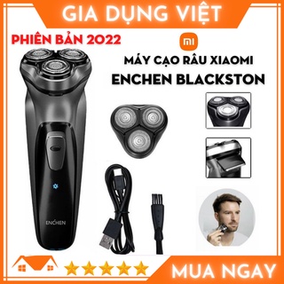 Máy cạo râu Xiaomi Enchen BlackSton 3 đầu lưỡi dao Màn Hình LCD Hiển Thị - Chống Nước Sạc Type-C- Bảo hành 12 tháng
