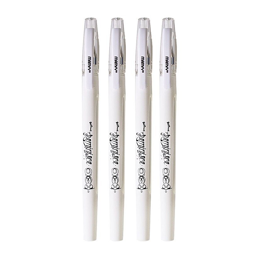 Bút Marvy Uchida: gel White Gold Silver THEARTSHOP
