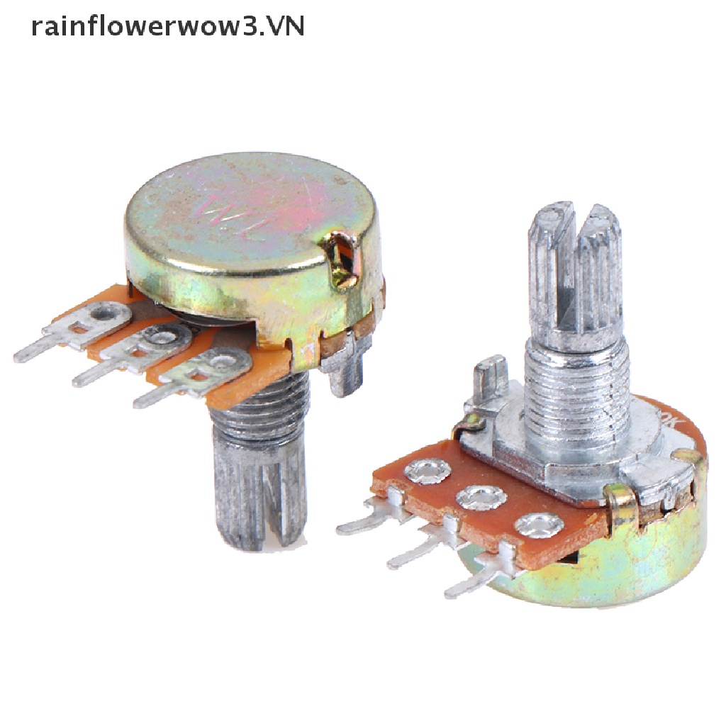Set 5 Chiết Áp Dây Điện Bằng Hợp Kim WH148 1K 2K 5K 10K 20K 250K 500K 1M Chuyên Dụng