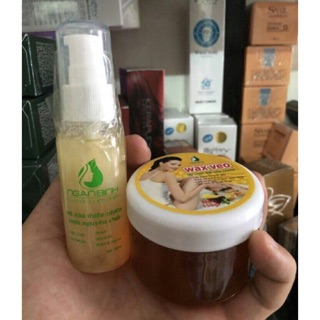 Wax veo và mỡ trăn triệt lông vĩnh viễn Veo Ngân Bình