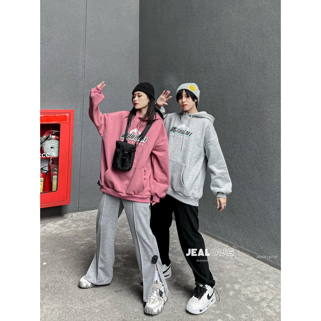 Áo nỉ hoodie, áo hoodie chữ MOUNTAIN 5528 | BigBuy360 - bigbuy360.vn