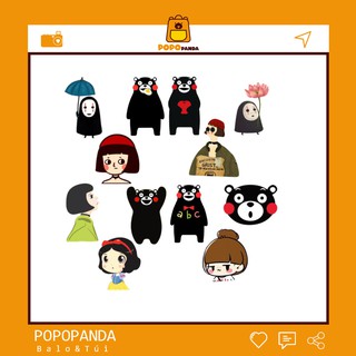 Ghim cài balo seri chibi đường phố cá tính siêu ngầu