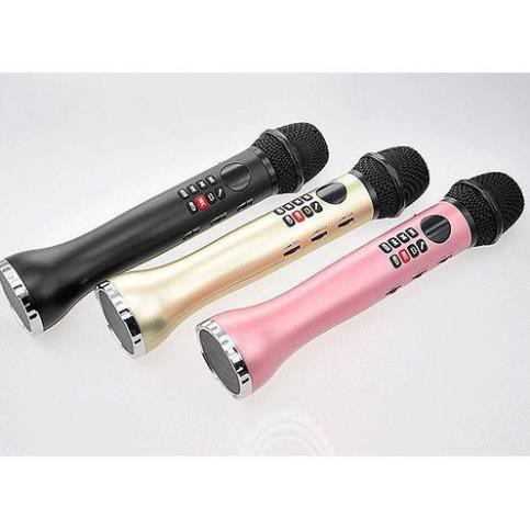 [Giá Rẻ] Micro không dây karaoke L-598 Bluetooth - Hỗ trợ ghi âm- chống rè hát trên ô tô- BH 6 THÁNG