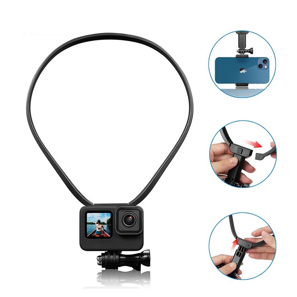 VÒNG ĐEO CỔ GOPRO - ACTION CAM VÀ ĐIỆN THOẠI