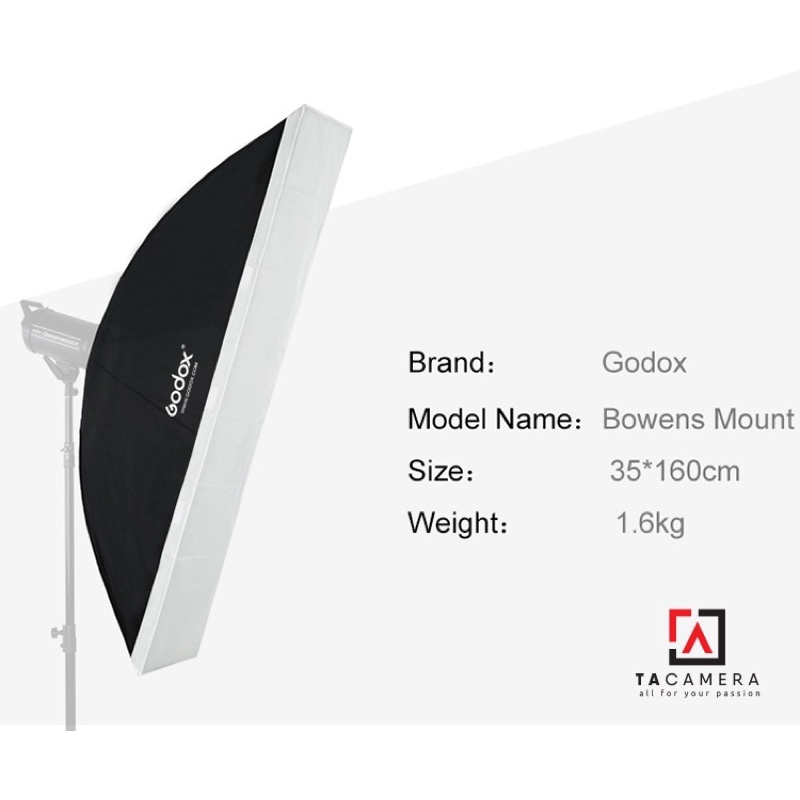 Bowen Mount Softbox Godox 35x160cm