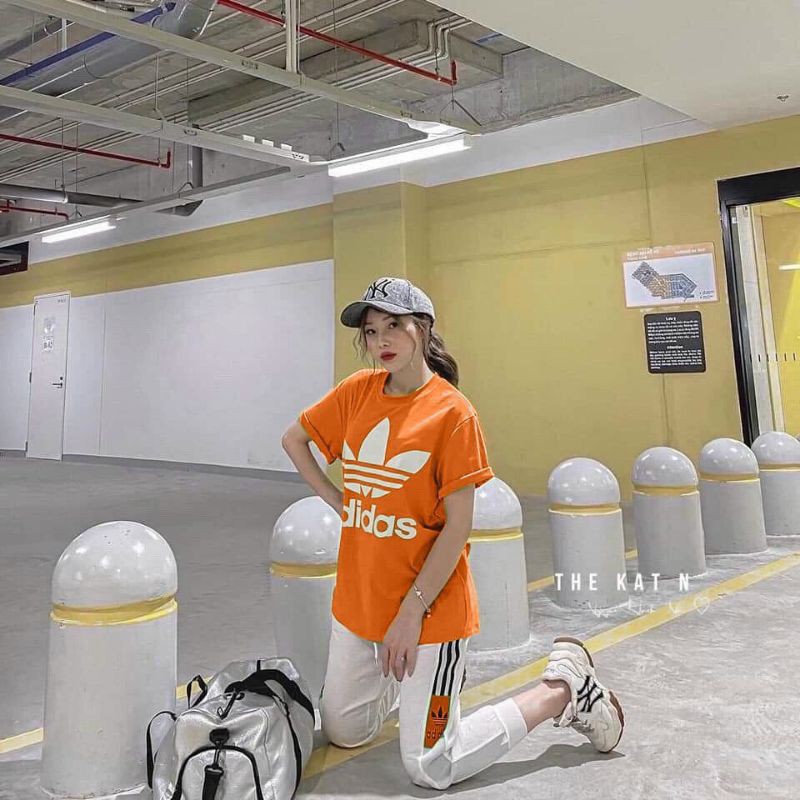 Bộ đồ nữ áo cộc quần dài Azidas chất đệp ZuLyshop | BigBuy360 - bigbuy360.vn