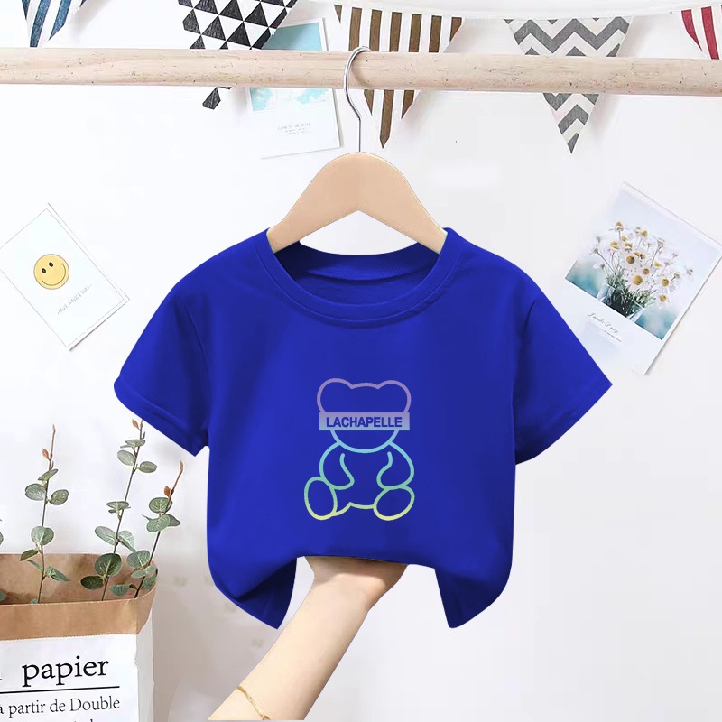 áo thun bé gái Áo Thun Cotton Tay Ngắn Thoáng Khí In Họa Tiết Hoạt Hình Dành Cho Bé Gái