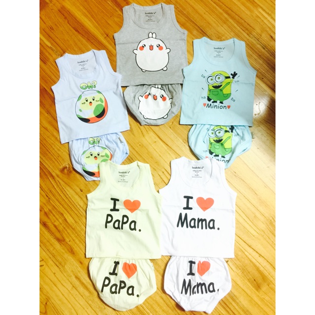 Set combo 5 bộ đồ cho bé , đồ bé trai, đồ bé gái
