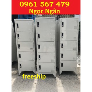 Tủ sắt đựng hồ sơ giá rẻ sắt dày 5 tầng HS-5T