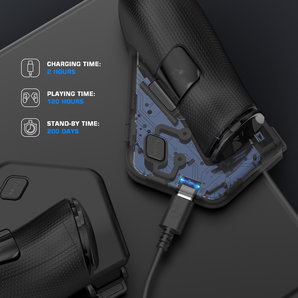 GAMESIR Tay Cầm Chơi Game PUBG F7 Chất Lượng Cao Cho iPad / Android