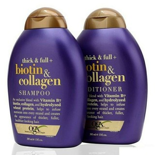 ❤Cam kết 100% chính hãng❤ Bộ Dầu gội xả Biotin Collagen Thick & full