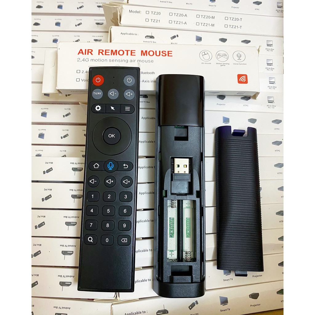 Khiển nói kèm chuột bay TZ20 - Remote Air Mouse Voice